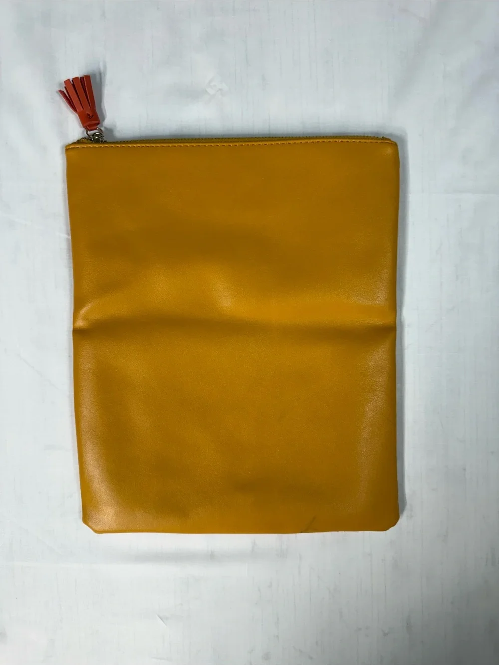 Rachel Pally Rust Floral Zip Pouch with Pink, Yellow, Black, White